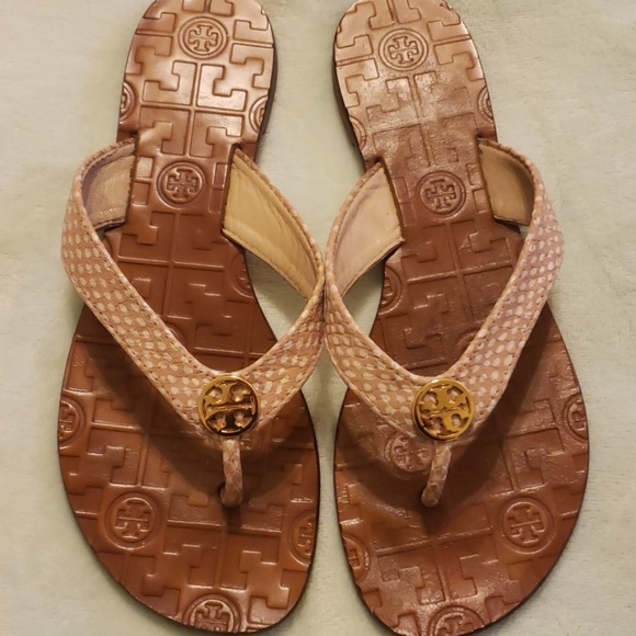 Like newTory Burch thora leather flip flop - Picture 1 of 3